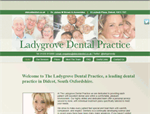 Tablet Screenshot of didcotdentist.co.uk